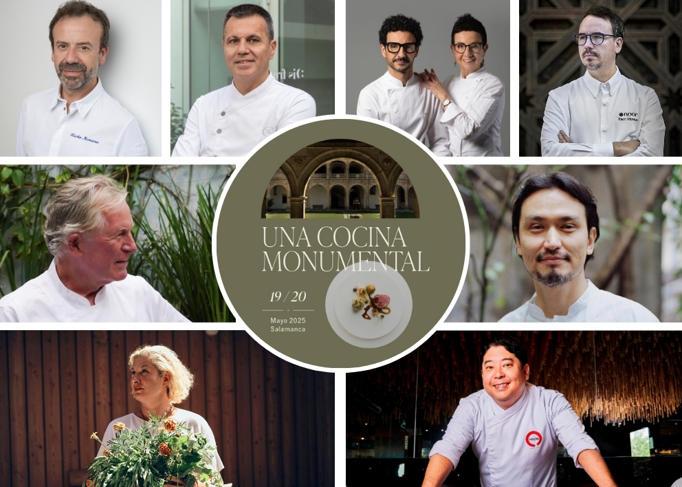 Chefs en la Cumbre internacional de Gastronomía de Castilla y León