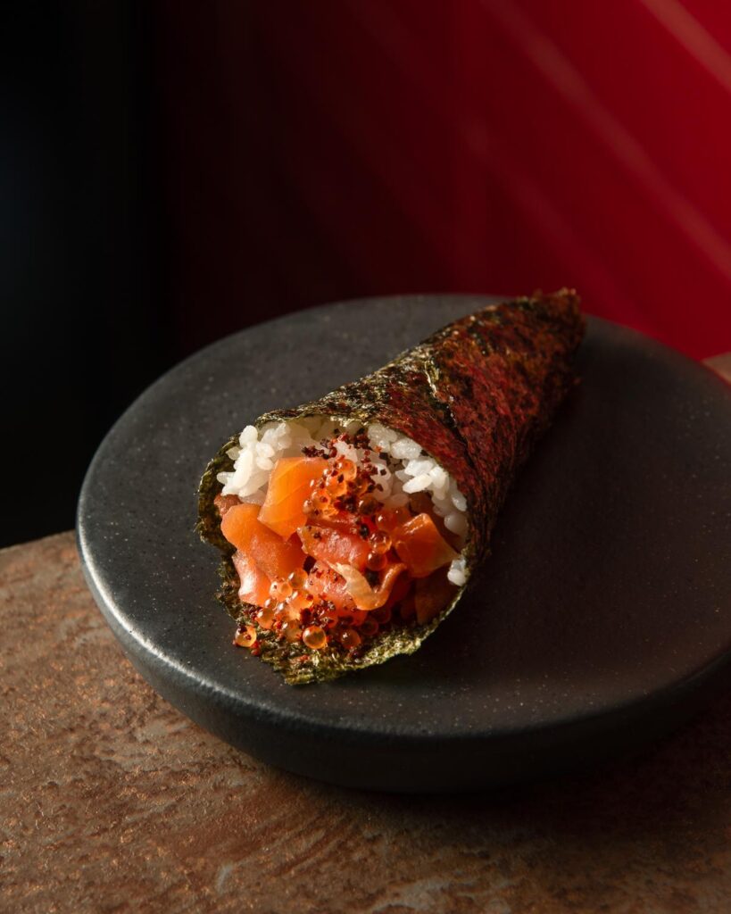 Temaki de trucha Cibeles
