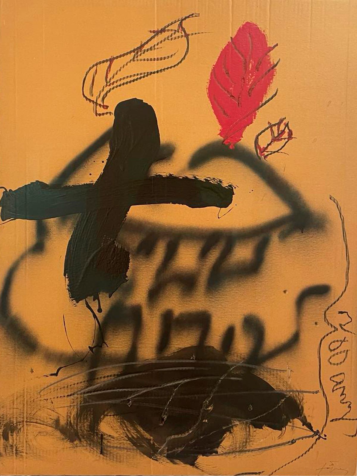 Tàpies, exposición "Imago Ignota"