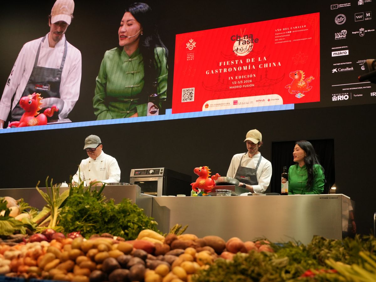China Taste Showcooking a cuatro manos Julio Zhang y Roberto Martínez Foronda