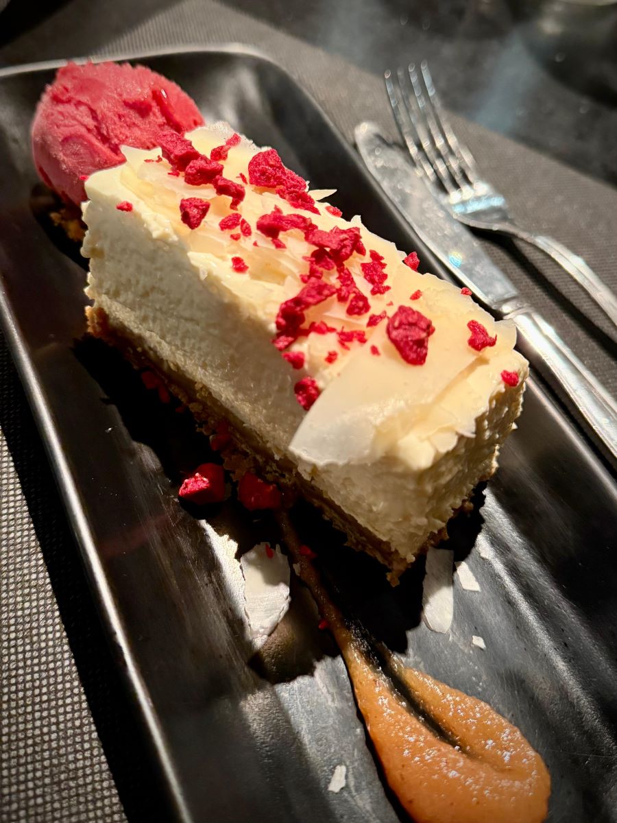 Tarta de queso, restaurante Gloria